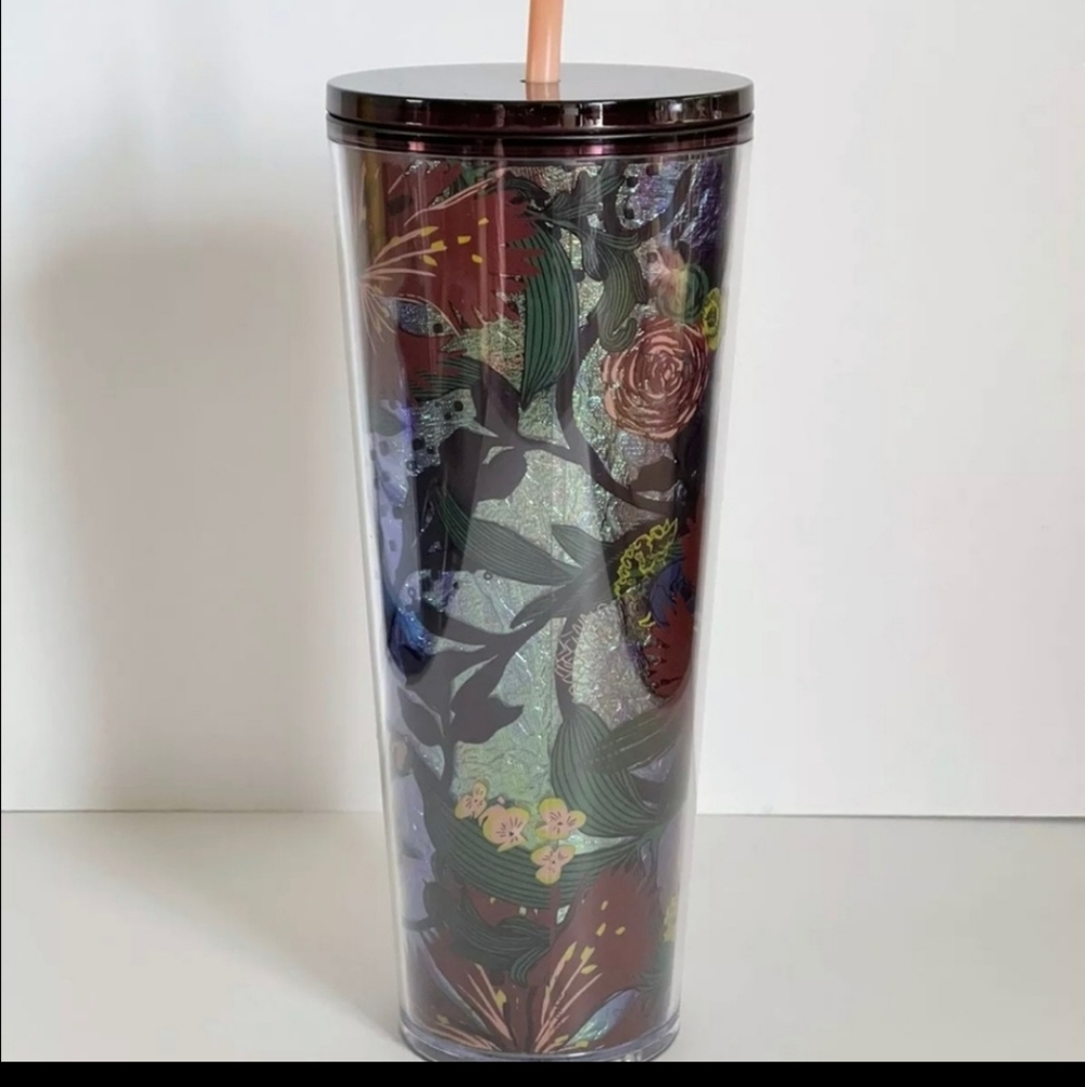 NWT Starbucks Fall 2021 floral tumbler - Picture 2 of 2